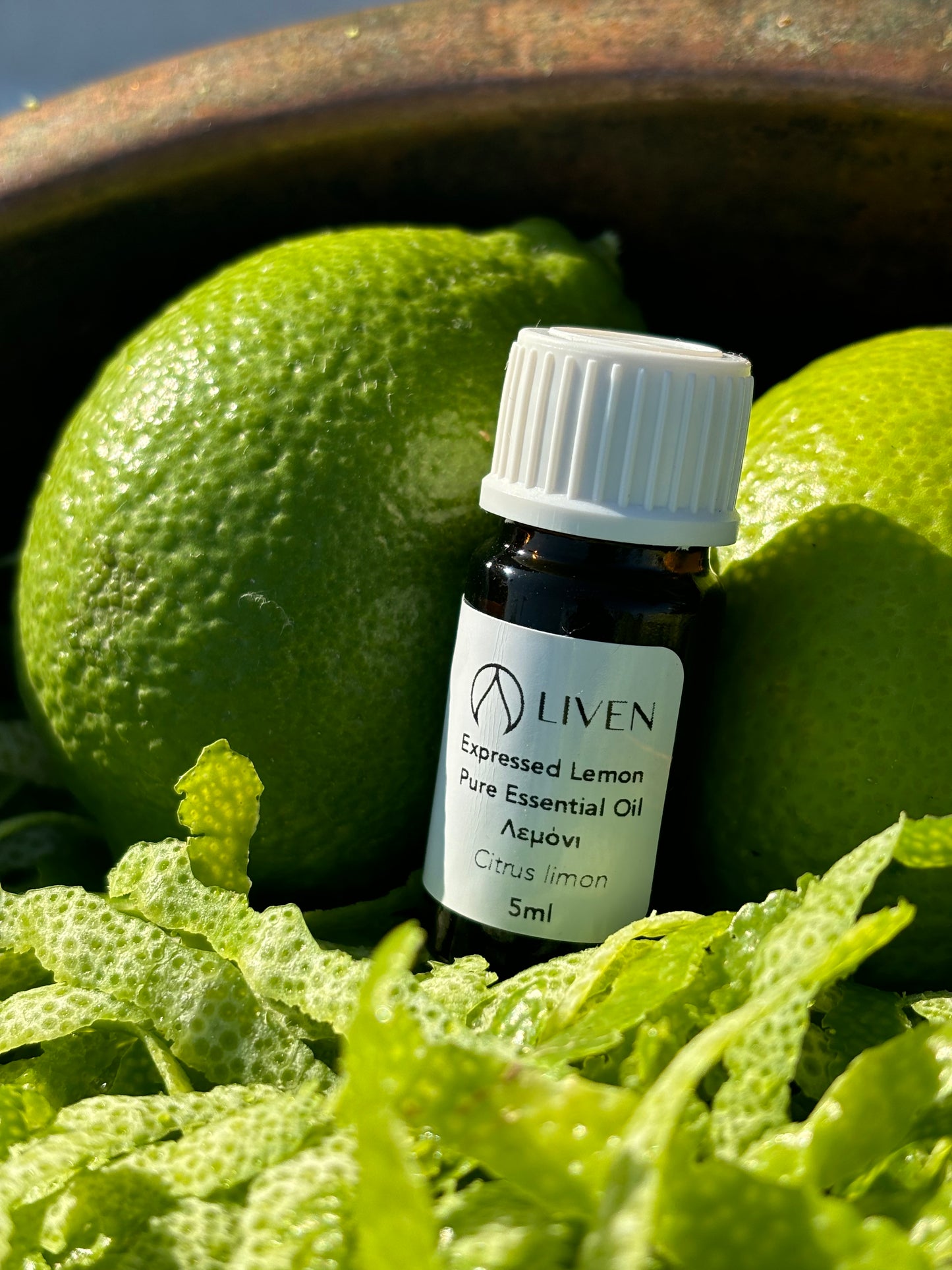 Expressed Lemon Peel Essential Oil