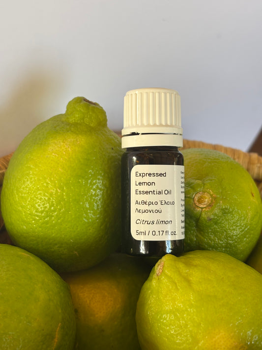 Expressed Lemon Peel Essential Oil