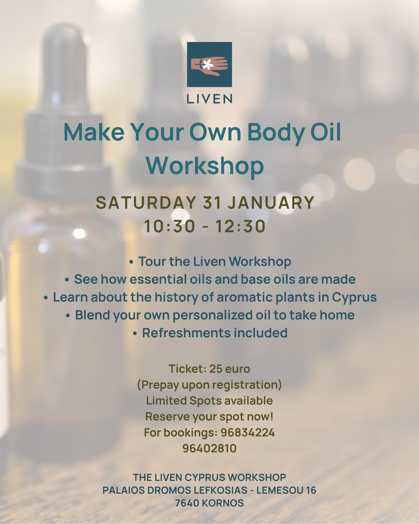 Workshop/Tasting