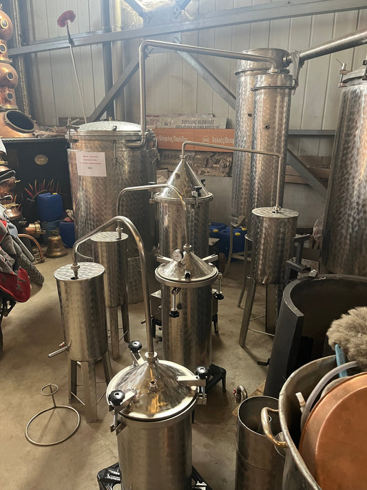 stainless steel stills from our distillation unit manufacturer in greece