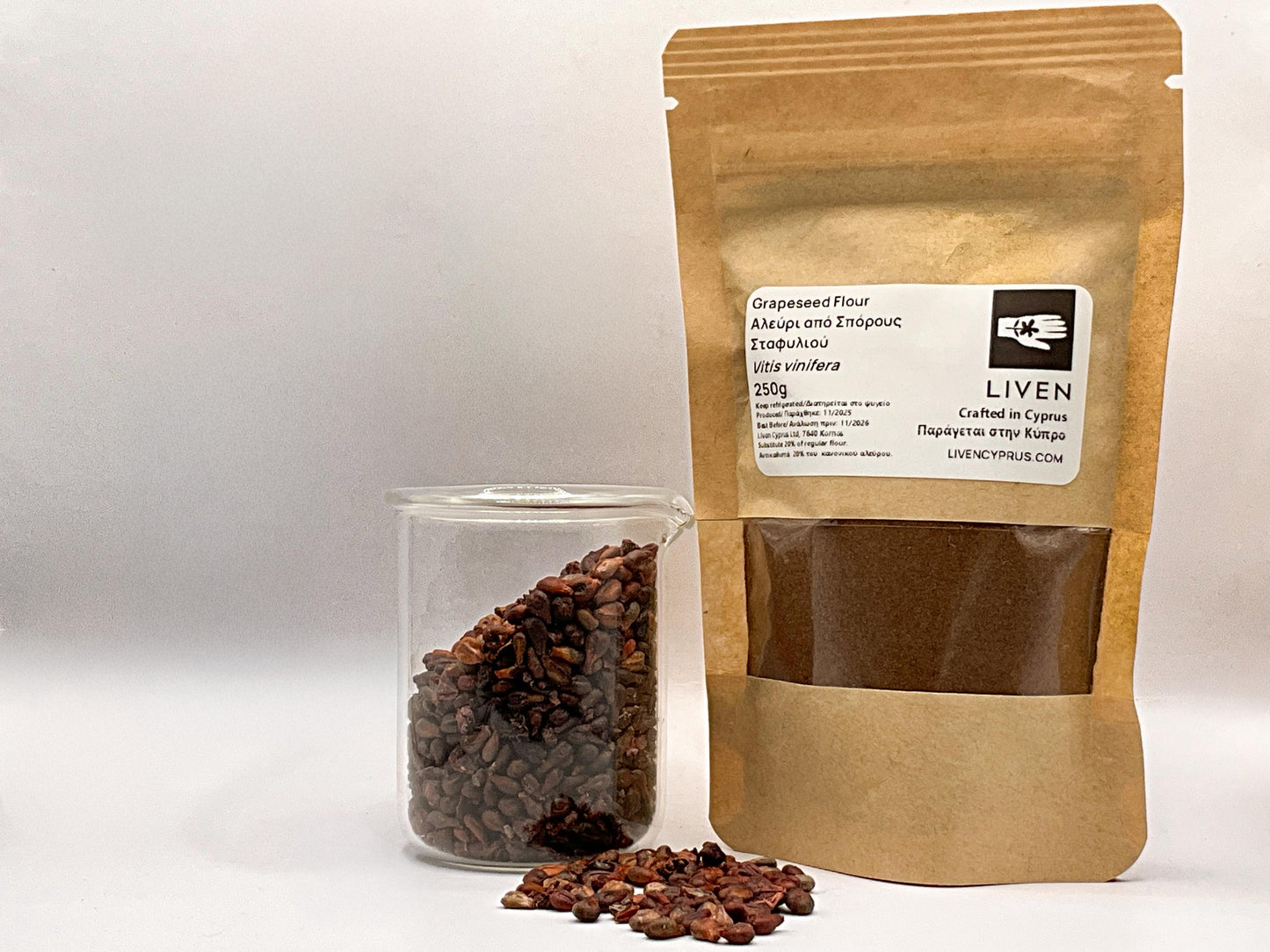Grapeseed flour