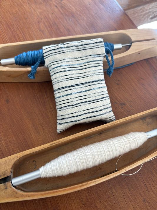 Small Gift bag "Lefkonikiatiko" Traditional loom technique