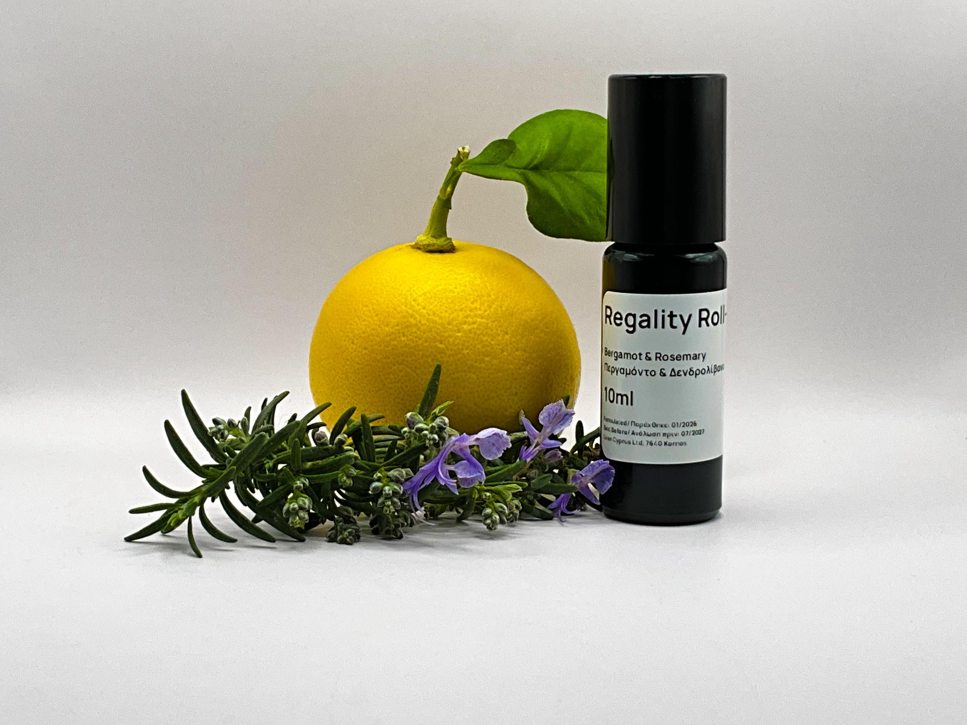 Regality Roll bottle with citrus, rosemary oil