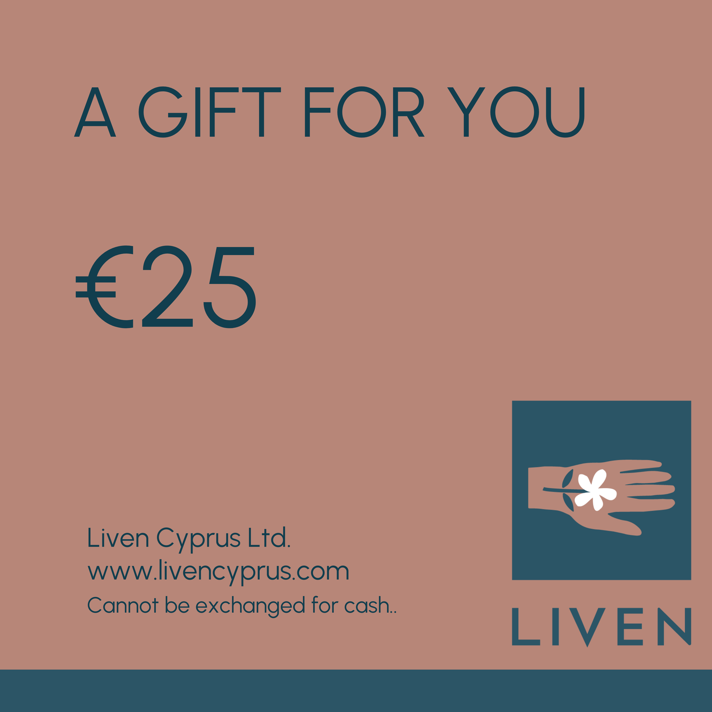 Liven fuft
gift card for €25