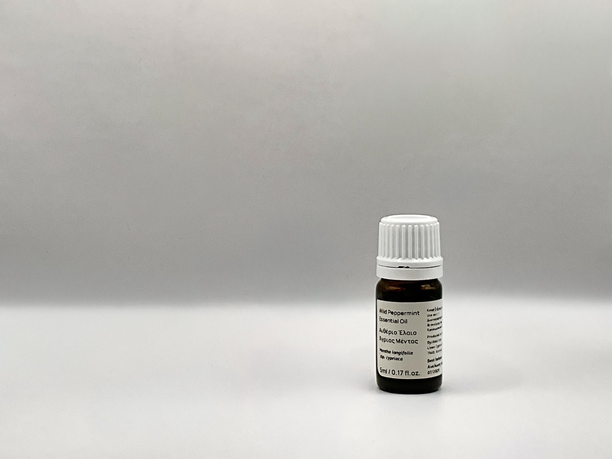 peppermint essential oil cyprus bottle