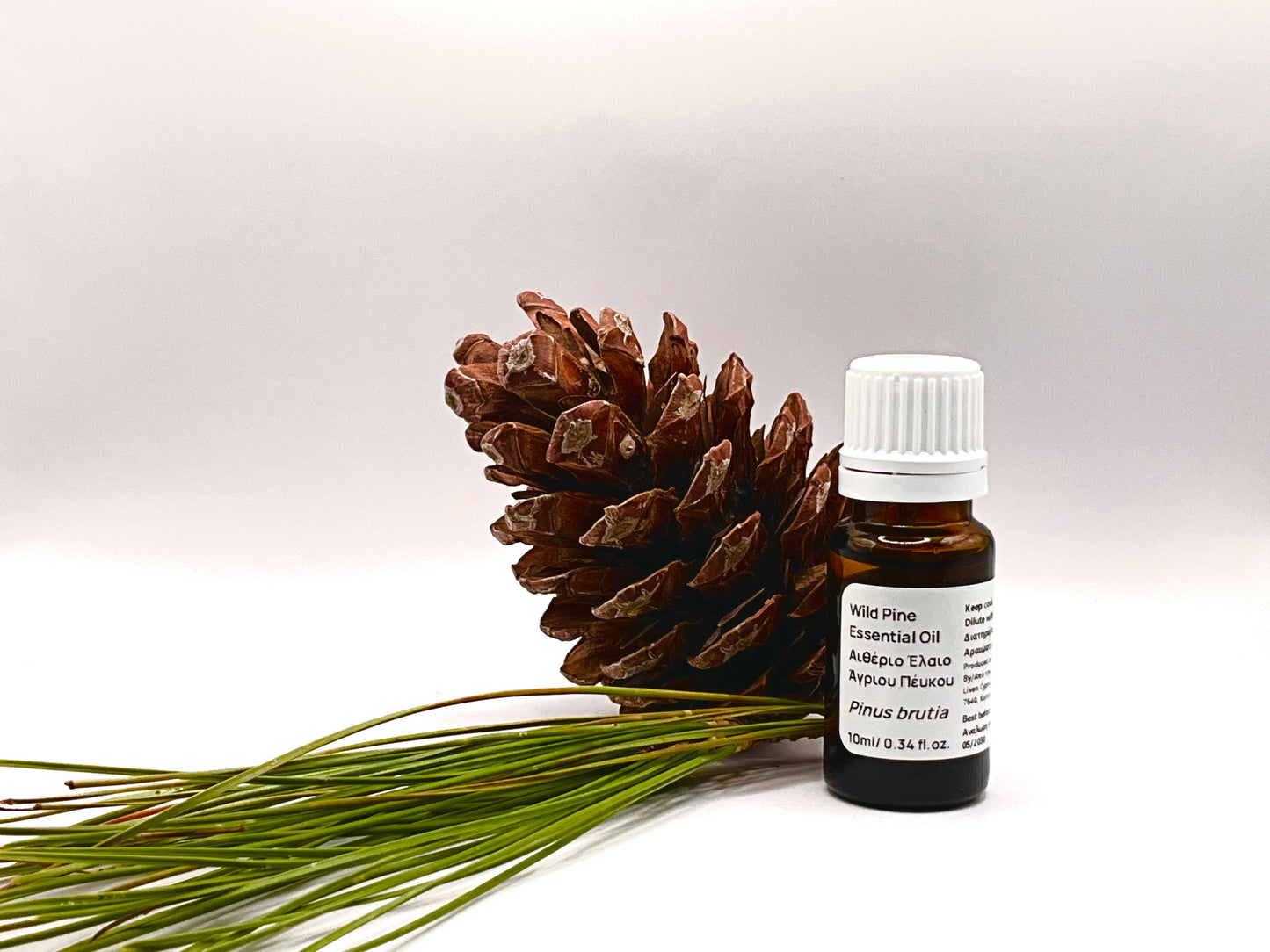 bottle of cyprus pine essential oil
